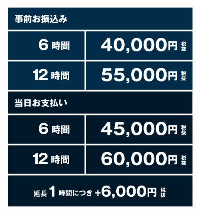 西中延料金表 西中延料金表